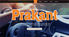 Desktop Screenshot of prakant.com